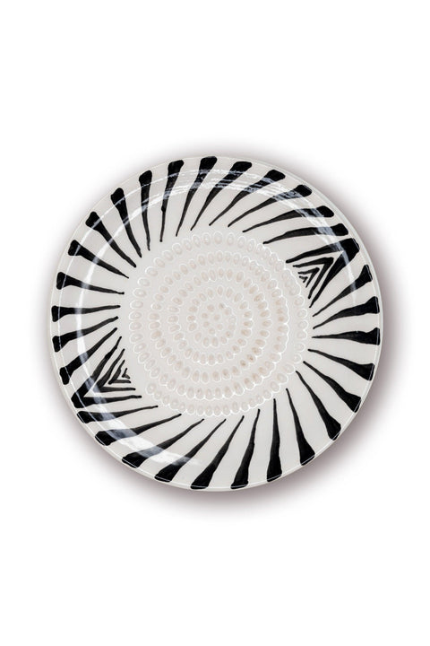 Keramik Handreibe Handmade by Simbi - ZEBRA Style - Kumaio™ Selecto