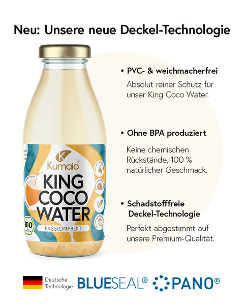 Bio King Kokoswasser Passionsfrucht - 350 ml