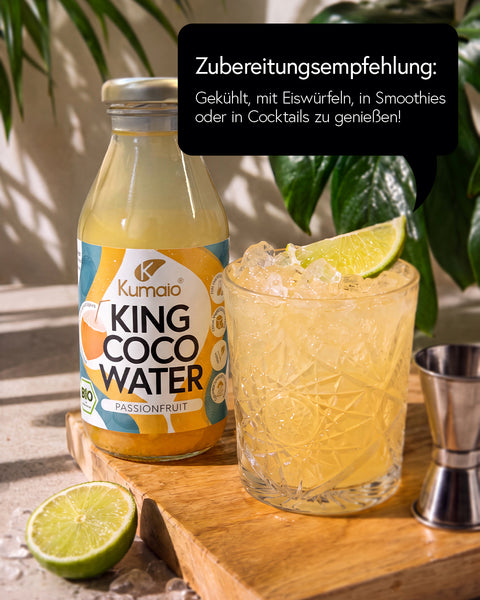 Bio King Kokoswasser Passionsfrucht - 350 ml
